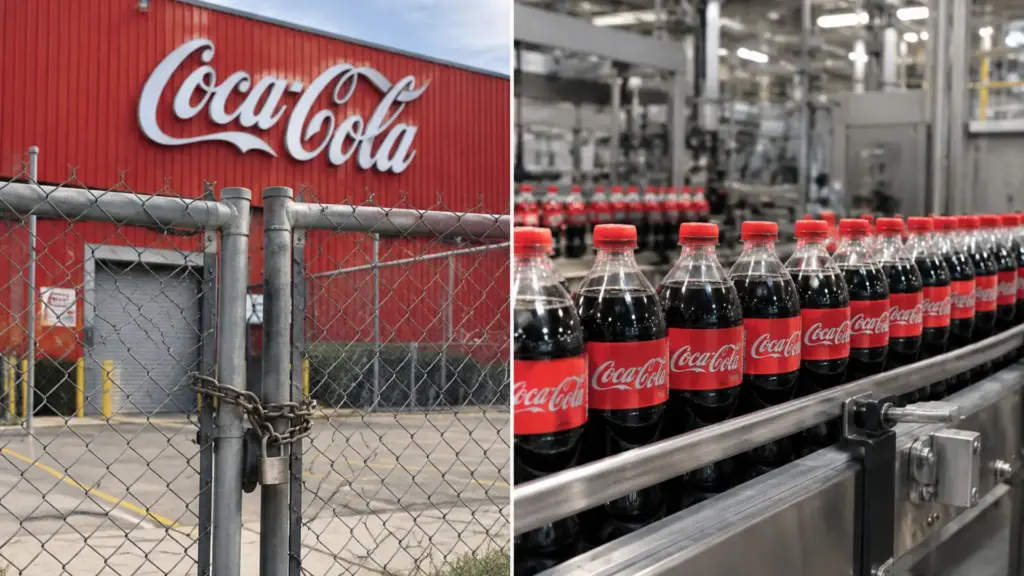 Fim de uma era na Coca-Cola: gigante fecha 2 fábricas, atinge mais de 900 trabalhadores em reestruturações e toma decisão sobre produção de bebidas famosas que muda o mapa industrial da companhia