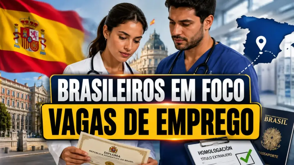 Médicos, enfermeiros e outros profissionais brasileiros chegam à Espanha com diploma obtido no Brasil, mas descobrem que podem precisar provar novamente a própria qualificação e ficam impedidos de exercer profissões regulamentadas enquanto enfrentam meses de homologação profissional