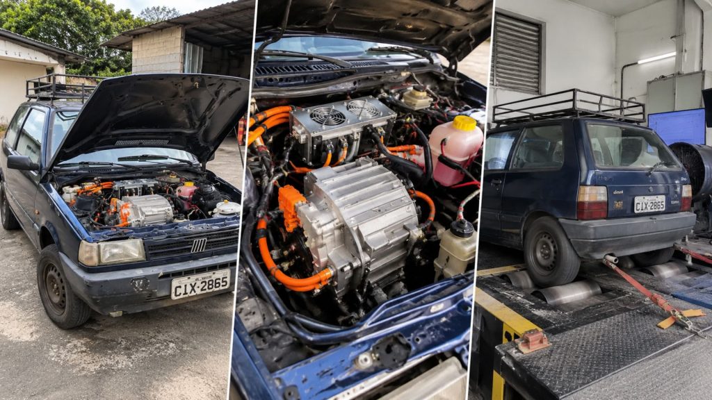 Brasileiro cria ‘uno de escada’ movido a eletricidade com autonomia de 150 km por carga e agora leva sua ideia aos 200 cv Brasileiro cria ‘uno de escada’ movido a eletricidade com autonomia de 150 km por carga e agora leva sua ideia aos 200 cv