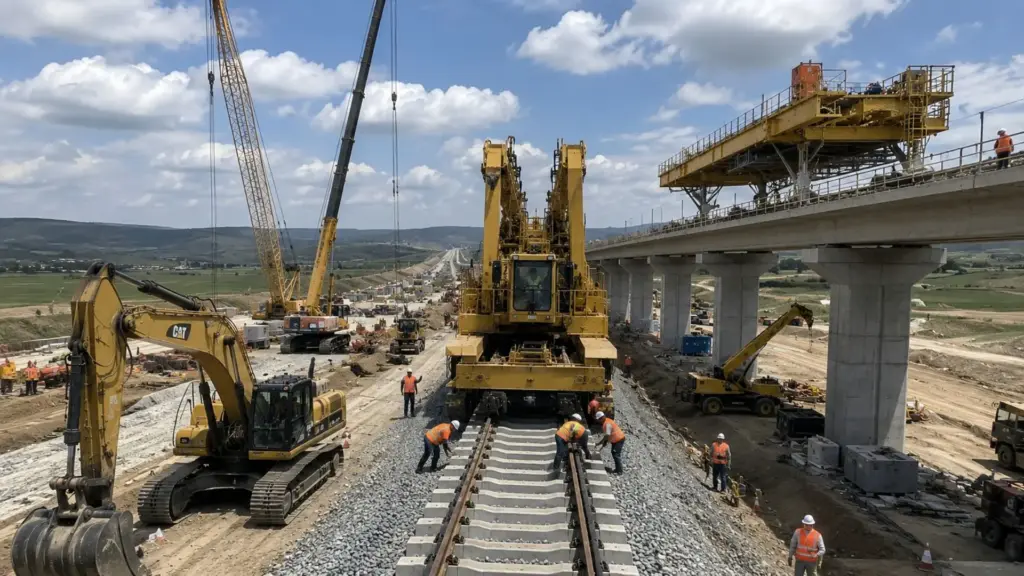 Sai o ônibus e vem o trem: megaobra ferroviária terá 795 km de trilhos eletrificados, trens viajando a 354 km/h e vai ligar duas grandes metrópoles