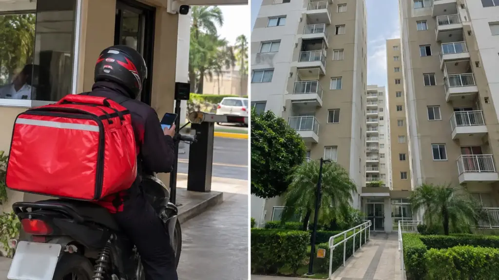 Cliente reclama ao receber pedido na portaria de condomínio e exige que motoboy leve entrega até o bloco, entregador responde que não é obrigado e explica que teria de abandonar a moto do lado de fora; vídeo ultrapassa 150 mil visualizações e reacende debate sobre pressão, segurança e rotina dos entregadores de aplicativo