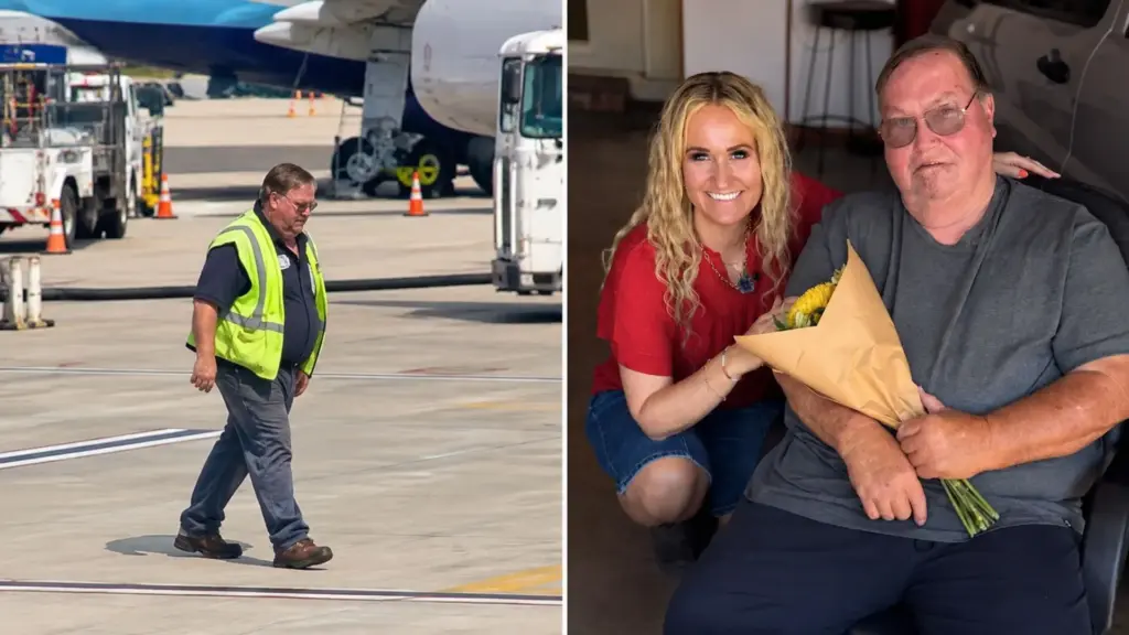 Mulher olha pela janela de um aeroporto, vê idoso de 64 anos mancando enquanto abastecia aviões, descobre que ele trabalhava para ajudar a mãe em cuidados paliativos e cria uma vaquinha que supera R$ 900 mil, com mais de 6,1 mil doações para mudar a vida dele. Mulher olha pela janela de um aeroporto, vê idoso de 64 anos mancando enquanto abastecia aviões, descobre que ele trabalhava para ajudar a mãe em cuidados paliativos e cria uma vaquinha que supera R$ 900 mil, com mais de 6,1 mil doações para mudar a vida dele.