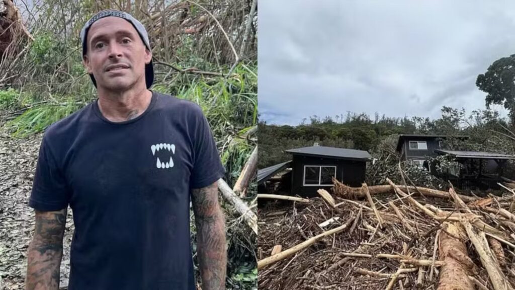 Homem de 47 anos enfrenta 8 horas dentro de rio durante furacão no Havaí, perde casa arrastada por 50 metros e vive uma madrugada marcada por correnteza, frio e impacto