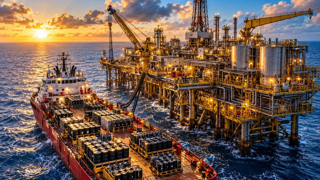 Pré-sal brasileiro pode atrair US$ 150 bilhões em investimentos e e elevar produção de petróleo a 5,2 milhões de barris por dia até 2032, conforme projeção da ANP