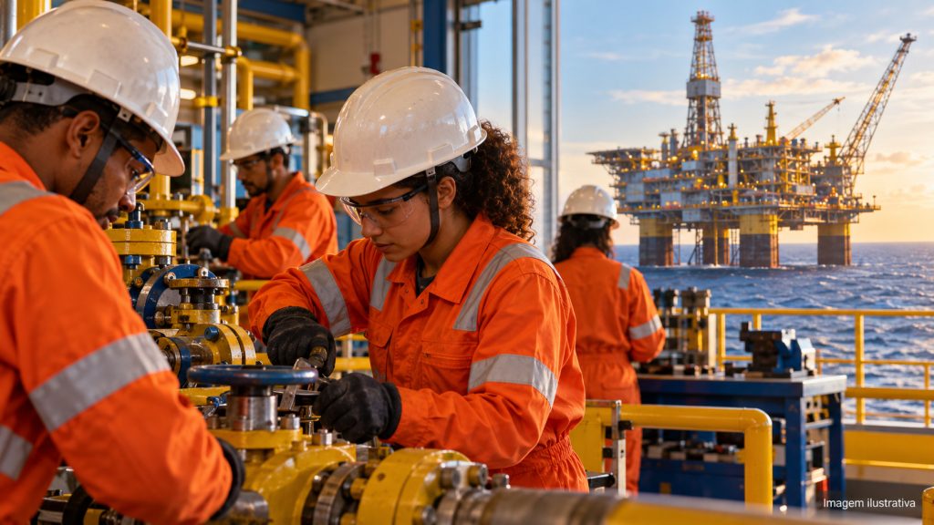 Curso gratuito para trabalhar em plataforma offshore abre 60 vagas no RJ, exige apenas ensino médio e oferece bolsa-auxílio Curso gratuito para trabalhar em plataforma offshore abre 60 vagas no RJ, exige apenas ensino médio e oferece bolsa-auxílio