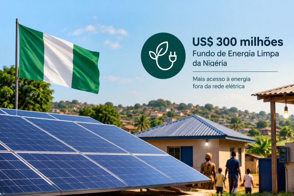 Nigéria lança fundo de US$ 300 milhões para ampliar energia renovável e levar eletricidade a regiões fora da rede Nigéria lança fundo de US$ 300 milhões para ampliar energia renovável e levar eletricidade a regiões fora da rede