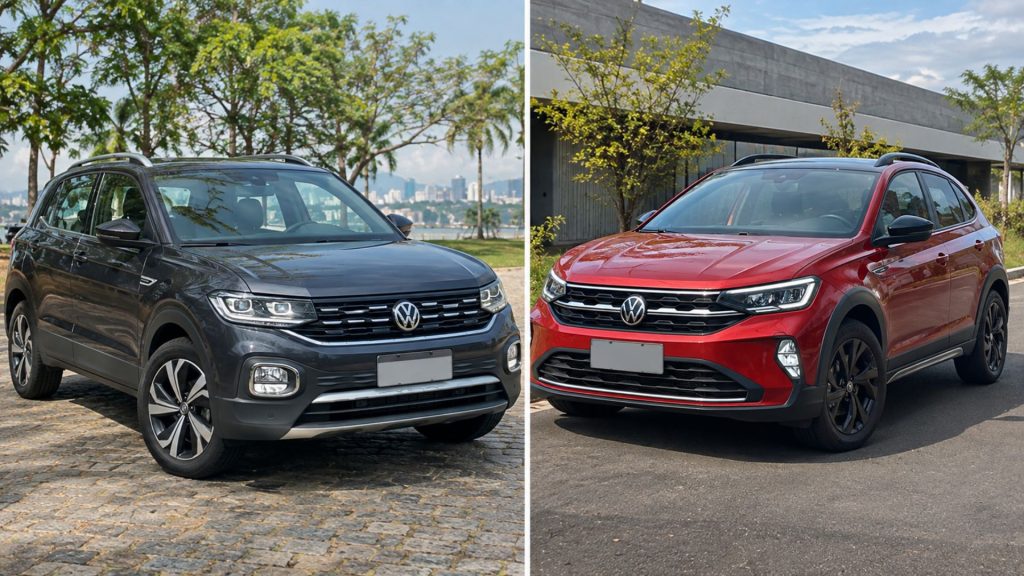 Volkswagen T-Cross ou Nivus usado? 4 opções a partir de R$ 81.900 colocam espaço, porta-malas, equipamentos e desempenho frente a frente.