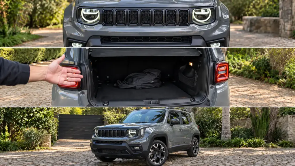 Custando pouco mais de R$ 71 mil, Jeep Renegade Longitude 1.8 automático faz até 11 km/L, traz câmbio de 6 marchas e coloca um dos SUVs mais conhecidos do Brasil abaixo dos R$ 80 mil