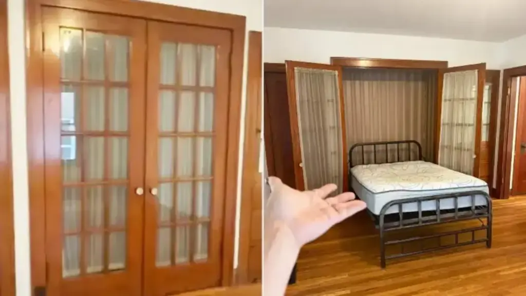 Mulher se muda para apartamento misterioso construído em 1919, ignora aviso de que duas portas antigas “não abriam” e descobre uma cama inteira escondida atrás delas havia décadas Mulher se muda para apartamento misterioso construído em 1919, ignora aviso de que duas portas antigas “não abriam” e descobre uma cama inteira escondida atrás delas havia décadas