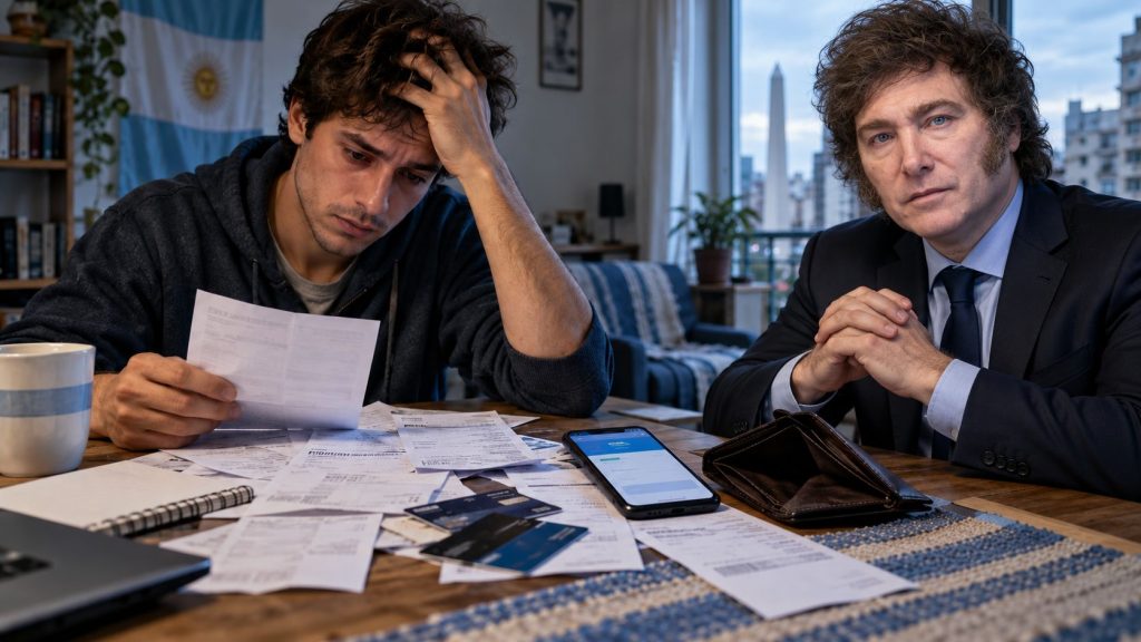 Inflação cai, mas jovens argentinos afundam em dívidas e Congresso coloca 50 propostas na mesa para limitar juros e facilitar pagamentos