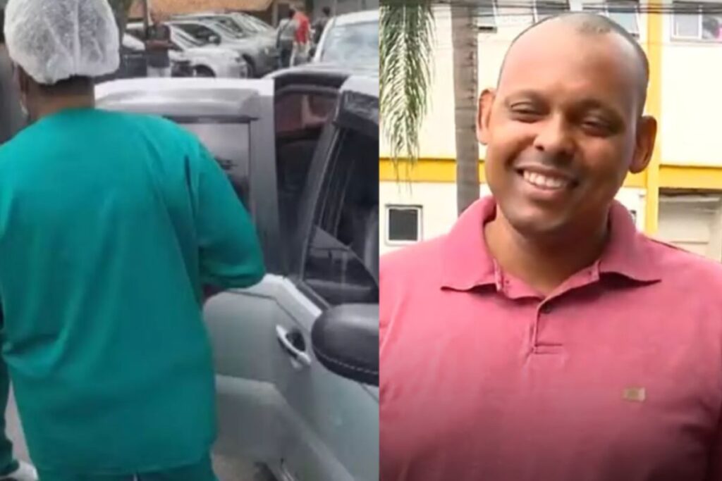 Motorista de aplicativo do Rio leva passageira em trabalho de parto, o bebê decide nascer no meio do caminho, ele para o carro, faz o parto no banco de trás e ainda desengasga a recém-nascida que não conseguia respirar