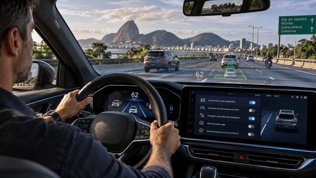 Motoristas pagam mais por carros cheios de tecnologia, mas muitos simplesmente desligam os assistentes de condução, enquanto mais de 25% nunca usam o piloto automático adaptativo, cerca de 20% ignoram a frenagem automática e quase 18% evitam o sistema de permanência em faixa por considerar as intervenções incômodas