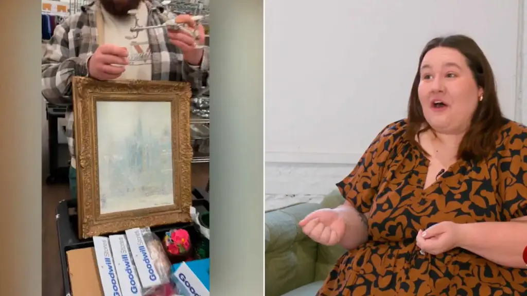 Mulher paga cerca de R$ 15 por quadro que considerou “horrível” em uma Goodwill de Ohio, só no carro percebe placa com o nome Johann Berthelsen, consulta grupo de arte no Facebook e leva peça para autenticação; obra é confirmada como original, vendida por R$ 14,7 mil e dinheiro vai para o casamento