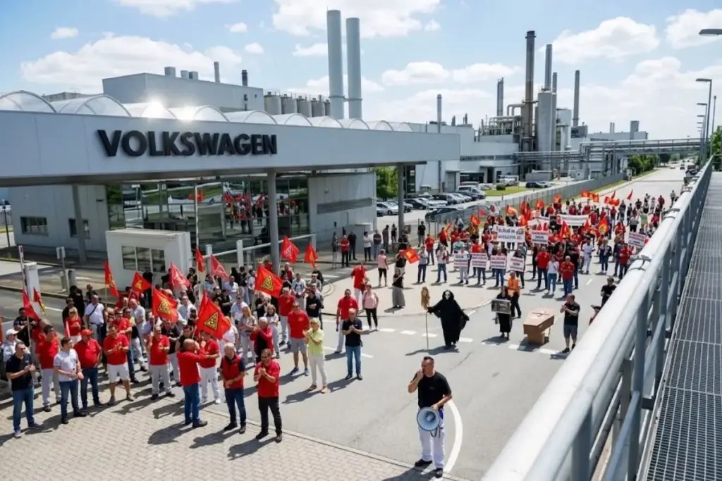 Nem os chefes escapam: a Volkswagen vai eliminar 50 mil postos no mundo, cargos de gestão incluídos, somar isso aos 50 mil já fechados com os sindicatos e chegar a 100 mil empregos a menos até o fim da década, no mesmo dia em que prometeu € 135 bilhões para renascer na era elétrica