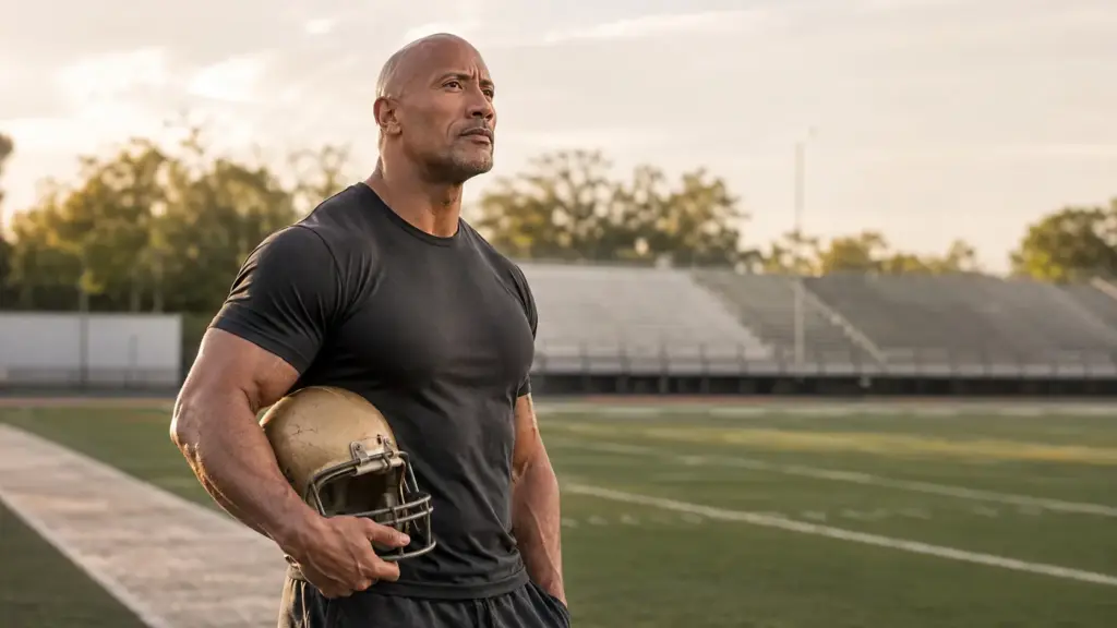Dwayne Johnson é suspenso após briga, recebe do treinador a condição de jogar futebol e atribui ao educador a mudança que o afastou de uma adolescência turbulenta