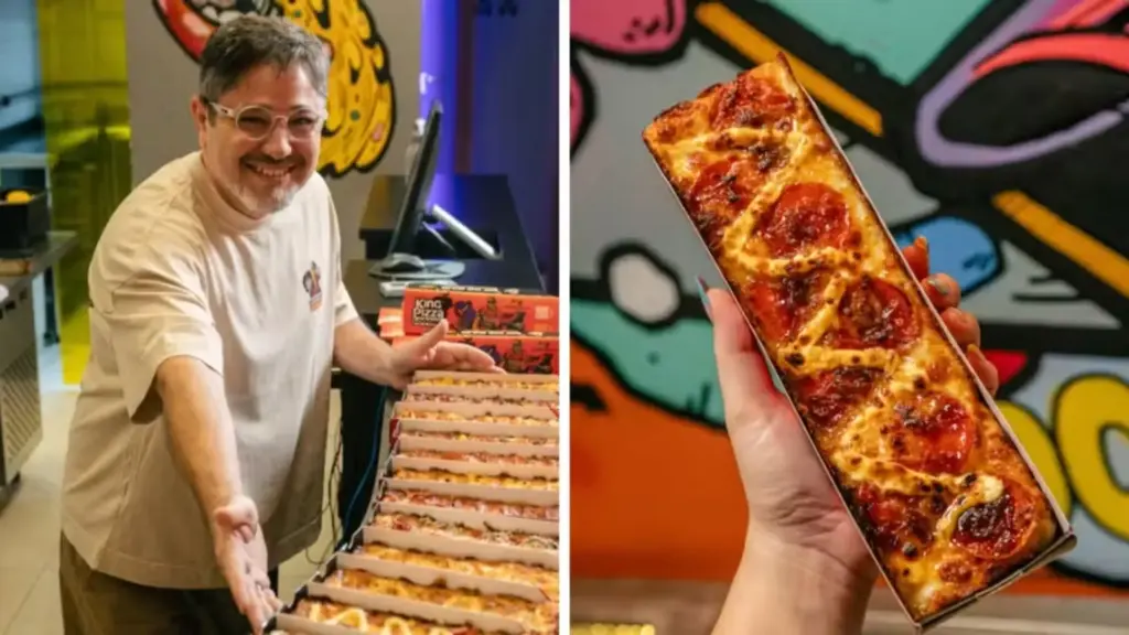 Pizzaria que faturava R$ 15 mil por mês em 2009 se reinventa com modelo inspirado na Coreia do Sul, investe R$ 100 mil no desenvolvimento da receita e hoje vende cerca de 3,2 mil pizzas mensais, fatura aproximadamente R$ 100 mil por mês e projeta R$ 1,2 milhão em 2026