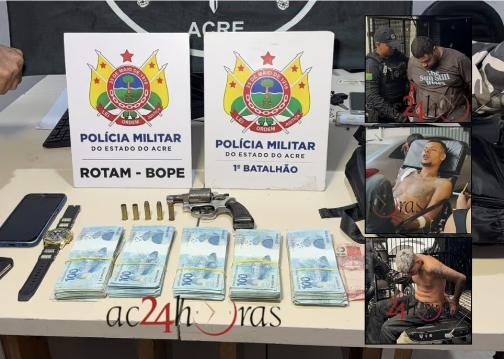 Assessor parlamentar é rendido e tem R$ 50 mil roubados no AC; dinheiro é recuperado