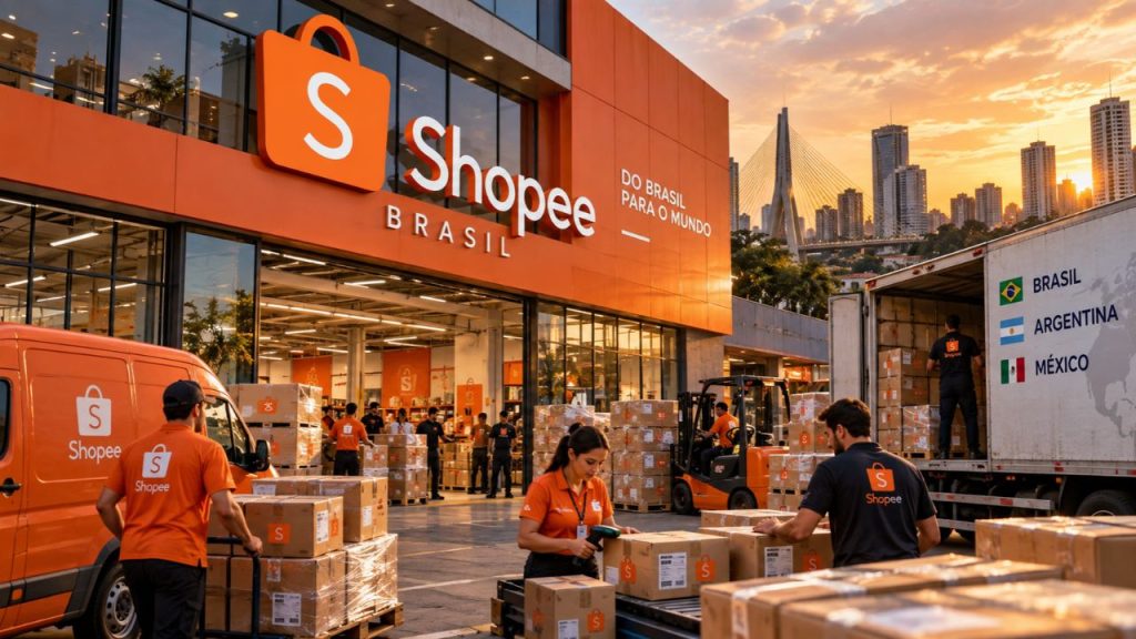 Shopee transforma vendedores brasileiros em exportadores e amplia plataforma internacional para 150 mil lojistas, com transporte, entrega e desembaraço aduaneiro incluídos para vendas à Argentina e ao México