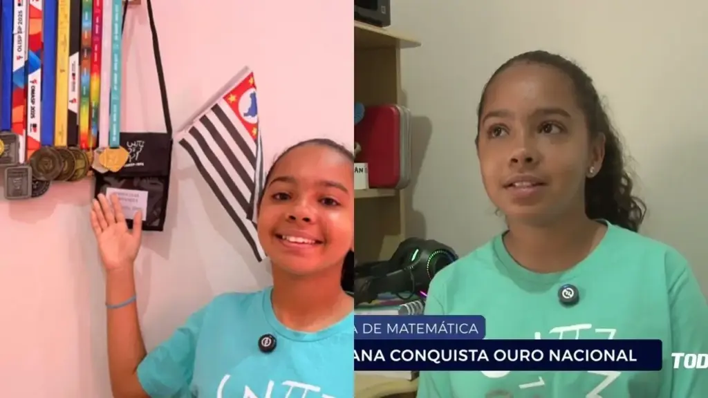 Aos 13 anos, Sophia Dias Fernandes estuda numa escola estadual de Americana, entrou numa olimpíada de matemática que teve 18,6 milhões de inscritos, terminou entre os medalhistas de ouro do país, andou de avião pela primeira vez por causa da medalha e agora encara a prova de outubro num nível acima