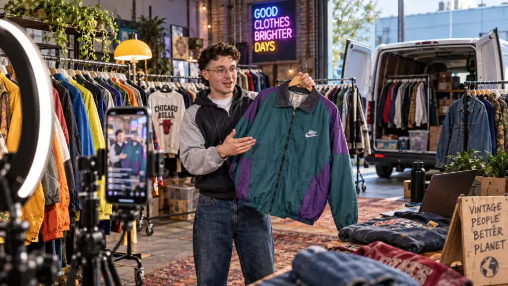 Ele pagou apenas 99 pence em camiseta antiga da Nike, vendeu por £20, abandonou carreira de corretor e hoje fatura até £6 mil por mês na internet