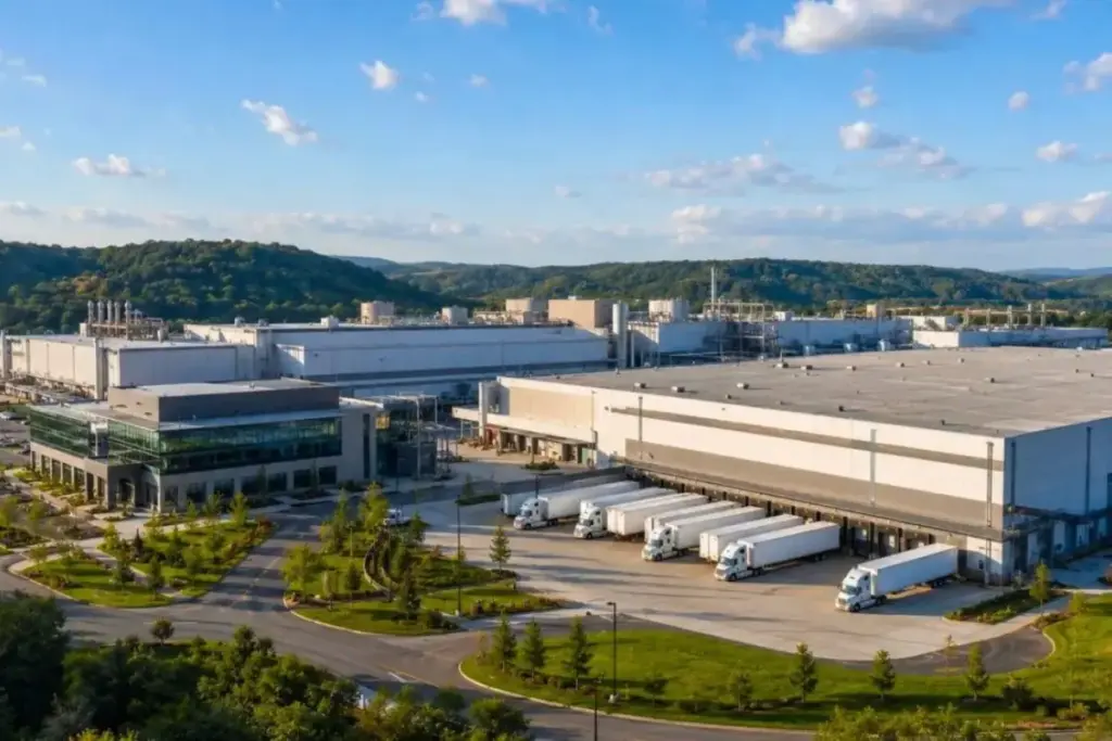 Uma cidade de 20 mil habitantes ganha 900 empregos, R$ 6,1 bilhões e uma fábrica de iogurte de 20 campos de futebol: a Chobani comprou a antiga fábrica da Keurig Dr Pepper na Pensilvânia para processar 1,3 bilhão de quilos de leite por ano a partir de 2027, com R$ 255 milhões do estado