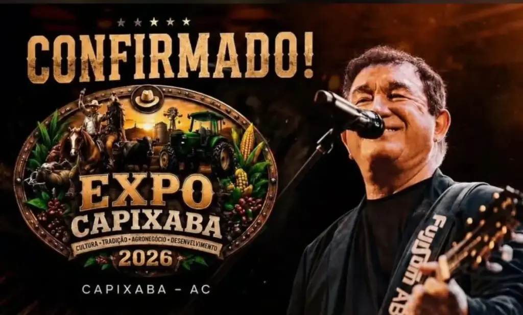 Amado Batista é confirmado como atração principal da Expo Capixaba 2026 Amado Batista é confirmado como atração principal da Expo Capixaba 2026
