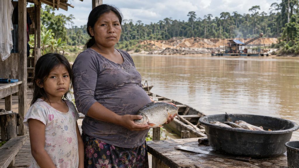Na Amazônia peruana, mercúrio do garimpo ameaça crianças e gestantes mesmo longe das áreas de extração