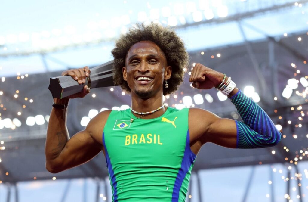 Alison dos Santos conquista ouro nos 400m com barreiras em Mundial de Atletismo Alison dos Santos conquista ouro nos 400m com barreiras em Mundial de Atletismo
