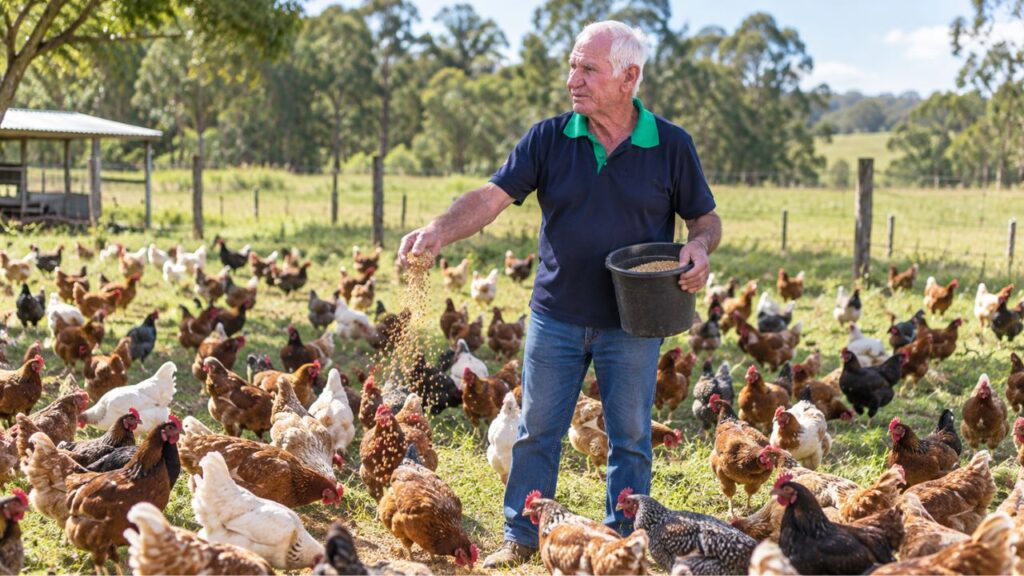 Aos 69 anos, Pedro trocou a reciclagem por uma nova vida na avicultura, aprendeu a criar aves do zero, ampliar a fazenda de 16 para 24 aviários e agora quer chegar a 30 enquanto passa o negócio aos filhos