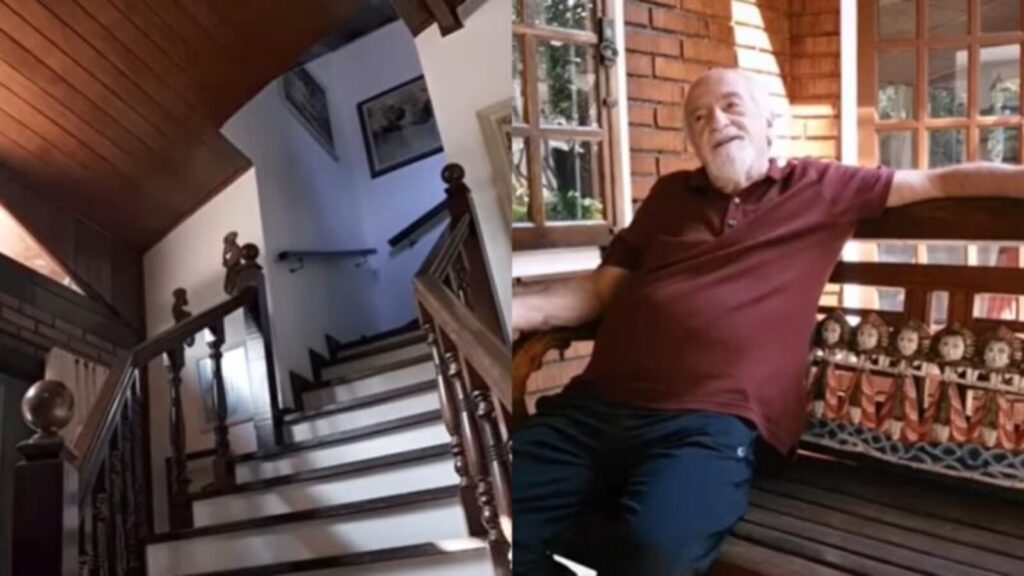 Depois de ter a vida salva por seu cachorro após chuvas fortes destruírem sua casa, ícone da TV Ary Fontoura construiu no mesmo terreno uma mansão no Rio onde hoje, aos 93 anos, reúne livros, CDs, DVDs, LPs, troféus, obras de arte e um grande jardim cercado de verde