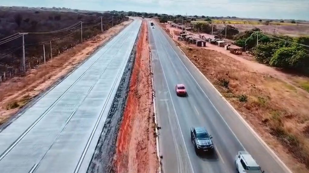 BR-304 libera no dia 30 de setembro os primeiros 10 km de pista dupla entre Assú e Mossoró, e a obra de R$ 376 milhões ainda tem 47,6 km pela frente