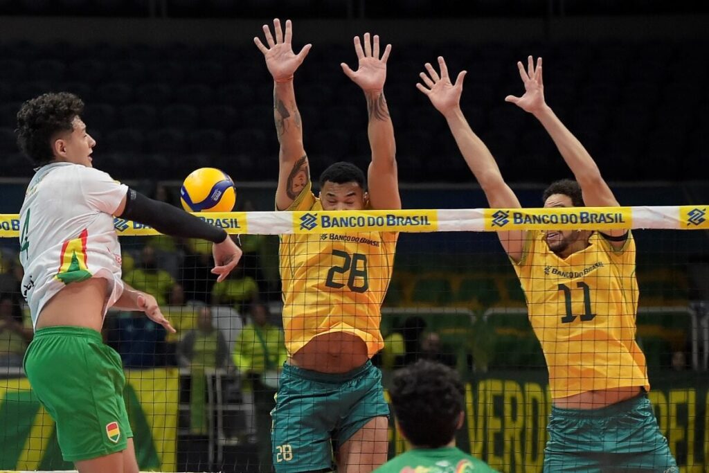 Brasil vence Bolívia e mantém invencibilidade no Sul-Americano de Vôlei Brasil vence Bolívia e mantém invencibilidade no Sul-Americano de Vôlei