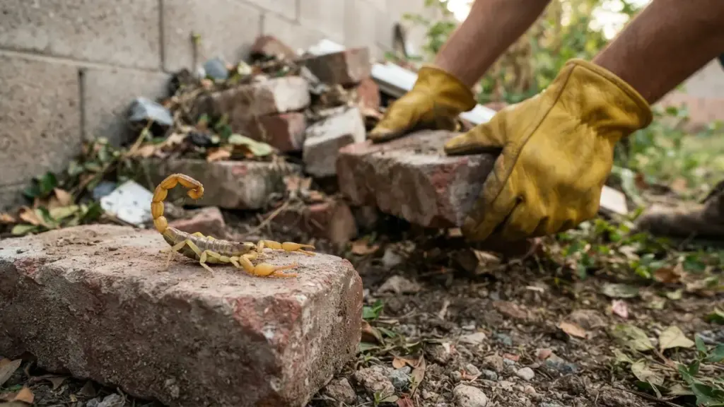 O escorpião-amarelo se reproduz sem precisar de macho, e uma única fêmea basta para colonizar um quarteirão inteiro, o que ajuda a explicar por que o Brasil acumulou 1,17 milhão de acidentes com escorpião entre 2014 e 2023 e por que o inseticida que a maioria das pessoas usa espalha o problema em vez de resolver