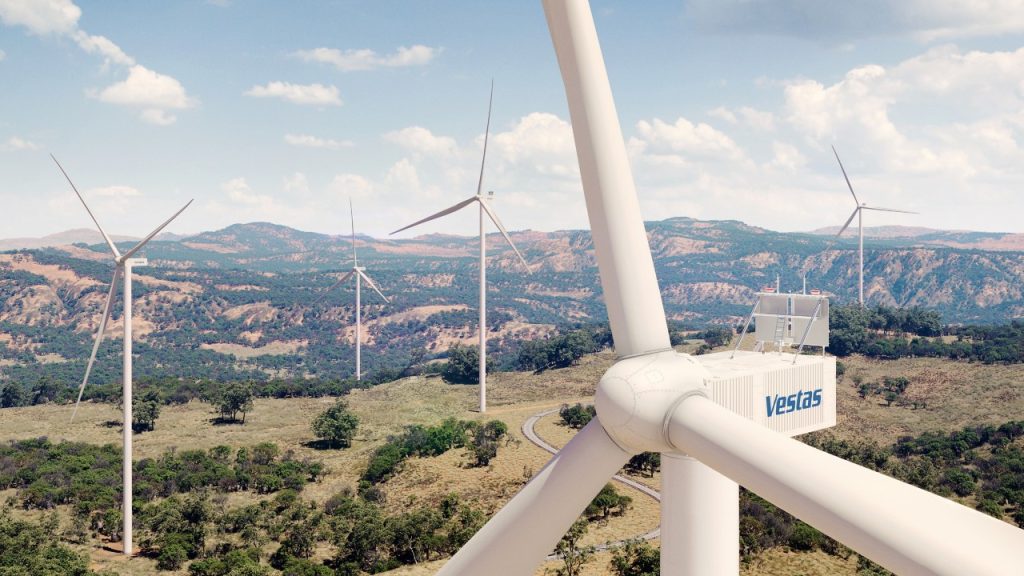 Vestas lança turbina eólica de 7,2 MW com rotor de 182 metros para gerar até 6% mais energia em ventos fracos e elevar em até 3% o valor capturado pela eletricidade