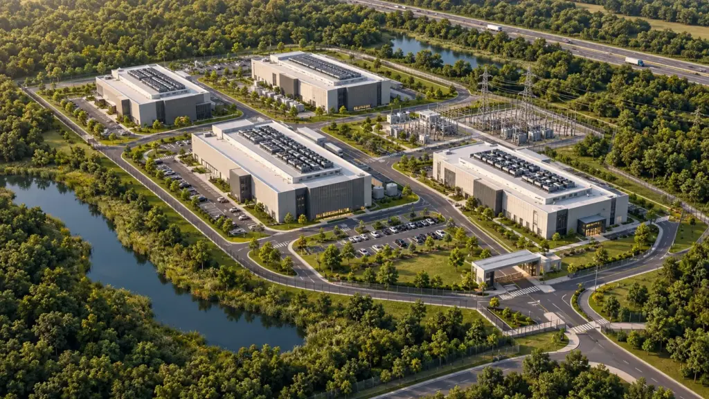 Terreno de 944 mil m² em Campinas começa a virar mega data center de IA: projeto parte de R$ 5 bilhões, terá 216 MW, pode chegar a R$ 20 bilhões e prevê 3,6 mil empregos