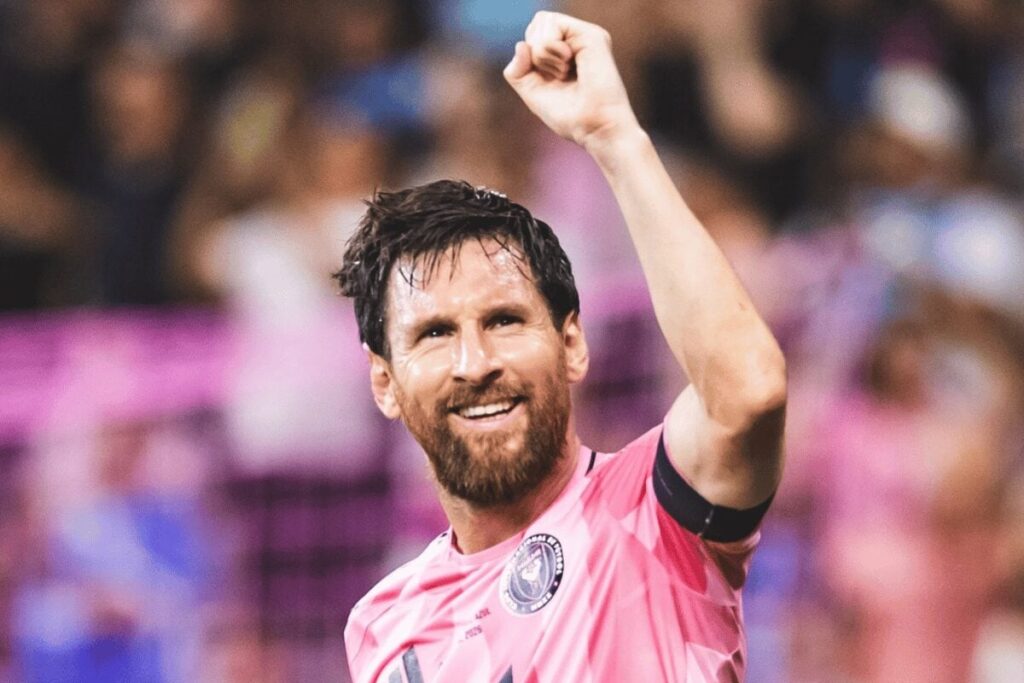 Lionel Messi marca 100º gol pelo Inter Miami na Campeones Cup