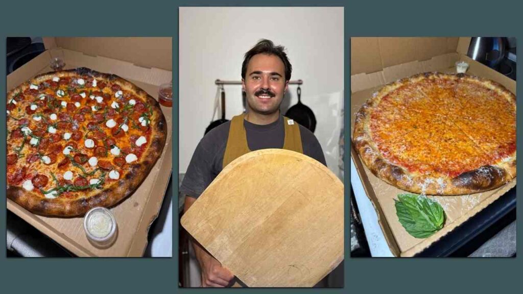 Homem perde emprego, começa a fazer apenas 15 pizzas por semana dentro do apartamento e vê tudo esgotar em menos de 30 segundos, com fila chegando a 1.500 pessoas
