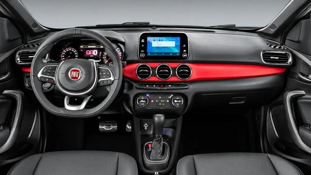 Mais barato que o novo Kwid 0 km: com manutenção acessível, motor 1.8 flex de até 139 cv, 300 litros de porta-malas, câmbio automático de 6 marchas e consumo de até 12,8 km/l, o Fiat Argo HGT 2019 entrega espaço para cinco pessoas, desempenho, versatilidade e carroceria de 3,99 metros por R$ 66,9 mil