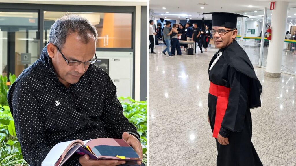 Filho de família com 11 irmãos, Francisco trabalhava limpando o tribunal pela manhã, estudava nos corredores à tarde e, aos 50 anos, conquistou diploma em Direito