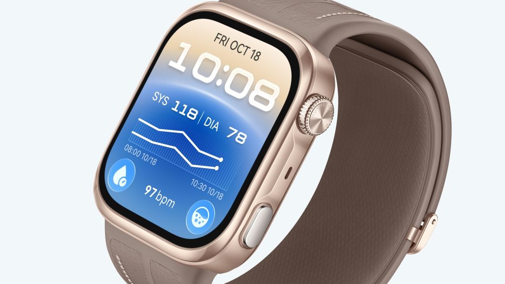 Huawei lança no país relógio de R$ 3.999 que infla uma bolsa de ar no pulso para medir a pressão arterial, e o Watch D3 chega com monitoramento de 24 horas