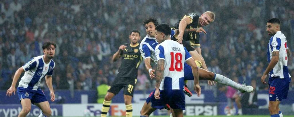 Haaland marca, chega a 59 gols na Champions, e City vence Porto na estreia Haaland marca, chega a 59 gols na Champions, e City vence Porto na estreia