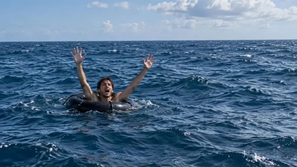 Jovem passa mais de 40 horas à deriva no mar, percorre mais de 100 km, sofreu com desidratação e queimaduras até ser resgatado por família em iate: Rafie Nadi usava apenas boia e nadadeiras quando foi separado do amigo pelas ondas e tentou pedir ajuda a vários barcos até ser encontrado a 13 milhas da costa espanhola