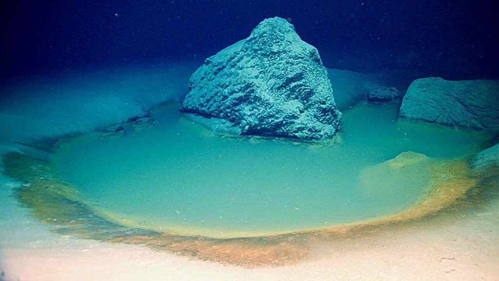 Cientistas encontram microrganismos em piscinas de salmoura a 1.770 metros de profundidade, ampliando a investigação sobre a vida antes do oxigênio Cientistas encontram microrganismos em piscinas de salmoura a 1.770 metros de profundidade, ampliando a investigação sobre a vida antes do oxigênio