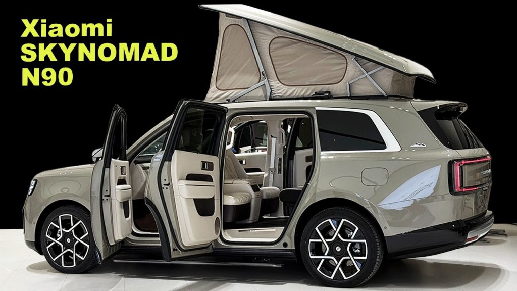 Xiaomi transforma SUV gigante de 5,28 metros em uma “casa de dois andares” sobre rodas: SkyNomad N90 Max Studio roda até 1.705 km, ergue teto elétrico, cria 2,29 metros de altura interna, monta cama em 30 segundos e ainda oferece geladeira, piso aquecido e ar-condicionado no andar superior