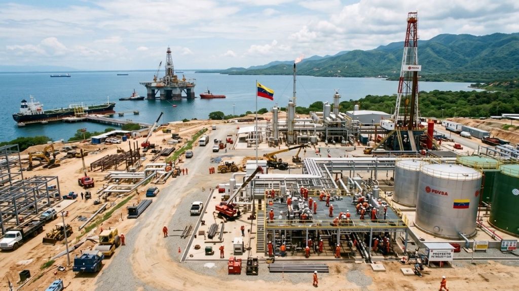 Halliburton fecha acordo com a brasileira Eneva, dona de capacidade para produzir 9 milhões de m³ de gás por dia, para buscar novos projetos de petróleo e gás na Venezuela Halliburton fecha acordo com a brasileira Eneva, dona de capacidade para produzir 9 milhões de m³ de gás por dia, para buscar novos projetos de petróleo e gás na Venezuela