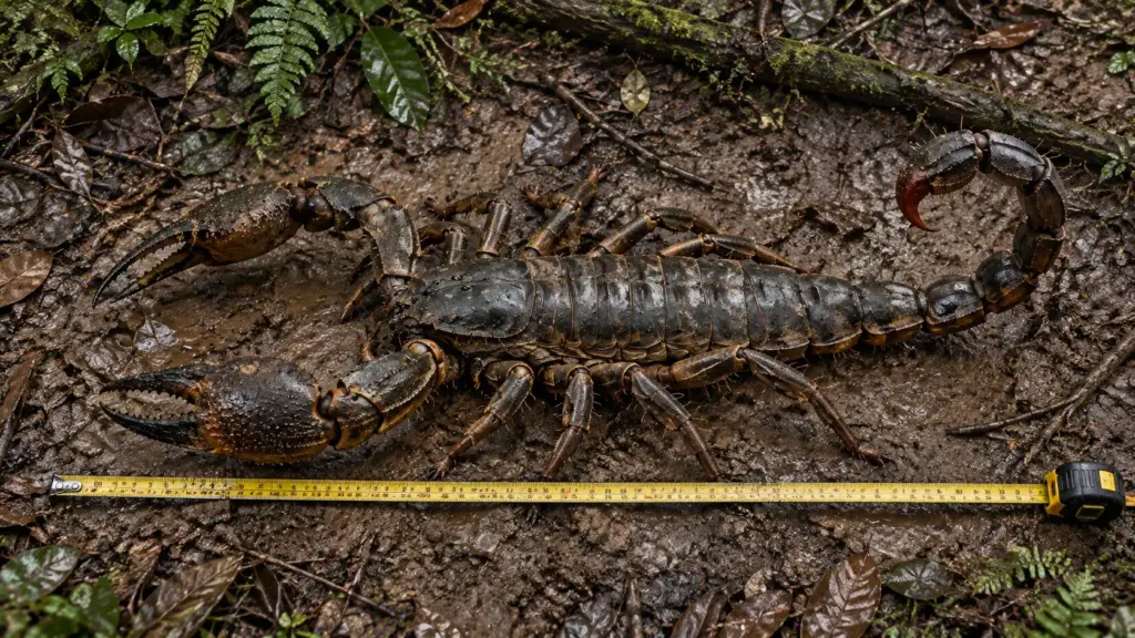 Fóssil esquecido em museu por mais de 150 anos revela um “escorpião-monstro” anterior aos dinossauros: gigante de mais de 1 metro, pinças de 16 centímetros e 415 milhões de anos entra para a história como o maior já conhecido