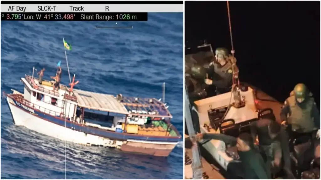 Grupo de pescadores comemora ao avistar avião da FAB após sete dias à deriva; depois de “entregarem a vida a Deus”, seis cearenses são resgatados e novos vídeos mostram o primeiro contato com as famílias