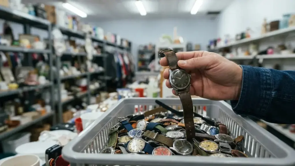 Zach Norris entrou numa loja de doações em Phoenix para comprar um carrinho de tacos de golfe, remexeu na saída o cesto de relógios usados, pagou 5,99 dólares num modelo de 1959 do qual menos de mil foram feitos para os Estados Unidos e o revendeu por 35 mil