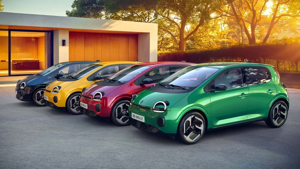 Custando na faixa dos R$ 100 mil, Renault ressuscita o pequeno “sapinho” que virou febre nos anos 1990: Twingo retorna em 2026 com faróis redondos inspirados no original, motor elétrico, até 263 km de autonomia e bancos traseiros deslizantes