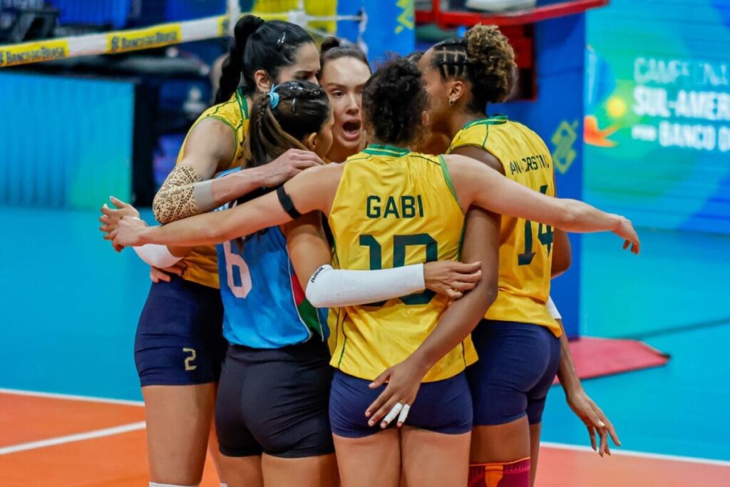 Brasil vence Argentina e conquista título sul-americano de vôlei Brasil vence Argentina e conquista título sul-americano de vôlei